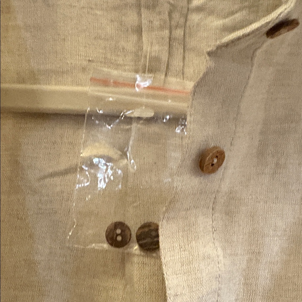 Boston Proper Linen blend  Sleeveless button down blouse XS NWT - Picture 3 of 9